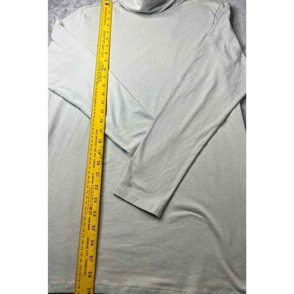 Universal Standard NEW S Mineral Gray Jersey Turtleneck Long Sleeve - Picture 4 of 8